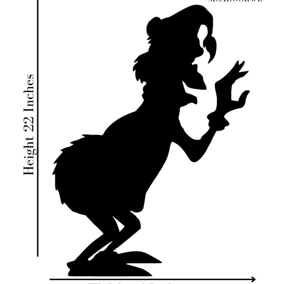 Merry Christmas Large Window Cling Silhouette Decal:Reusable - Picture 5 of 6